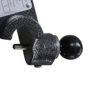 Electric trimmer safety lock knob device butt fusion machine